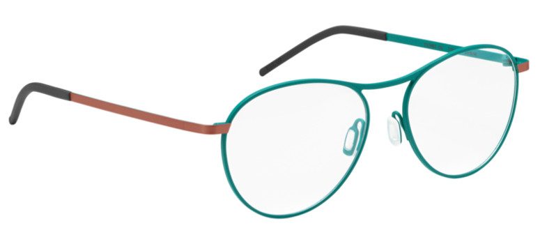 Mold cheese remark Titanium and colorful frames from the danish designer Orgreen